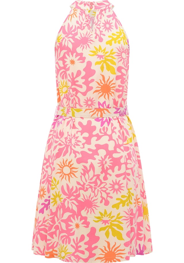 Ragwear A-Linien-Kleid »Angylee Print YOUMODO« Eingrifftaschen Leichtes Sommerkleid mit Bindegürtel