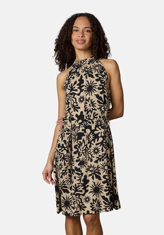 Ragwear A-Linien-Kleid »Angylee Print YOUMODO« Eingrifftaschen Leichtes Sommerkleid mit Bindegürtel