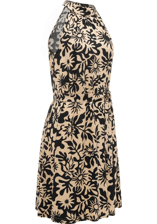 Ragwear A-Linien-Kleid »Angylee Print YOUMODO« Eingrifftaschen Leichtes Sommerkleid mit Bindegürtel