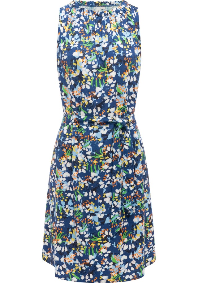 Ragwear Strandkleid »Isalie Print« Ohne Taschen Leichtes Sommerkleid mit Rüschenkragen
