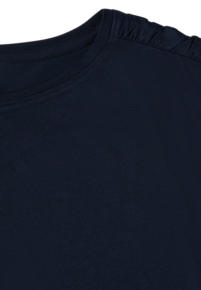 Cecil Rundhalsshirt mit Raffung