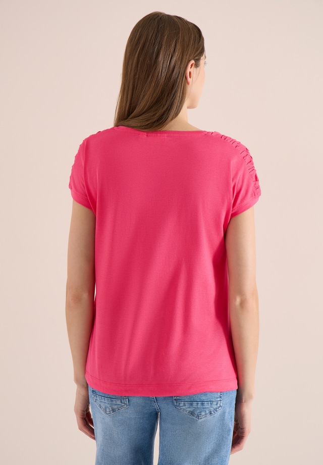Cecil Rundhalsshirt mit Raffung
