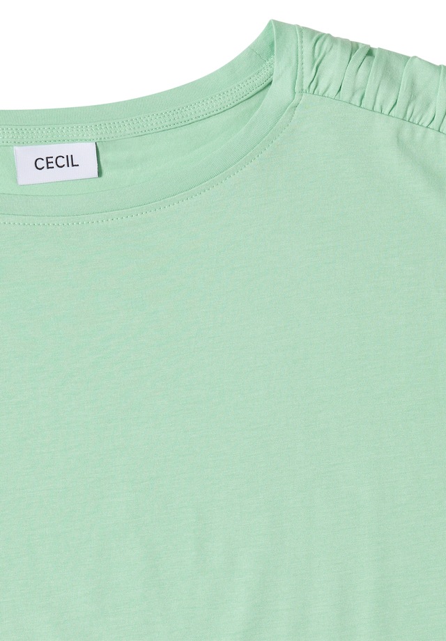Cecil Rundhalsshirt mit Raffung