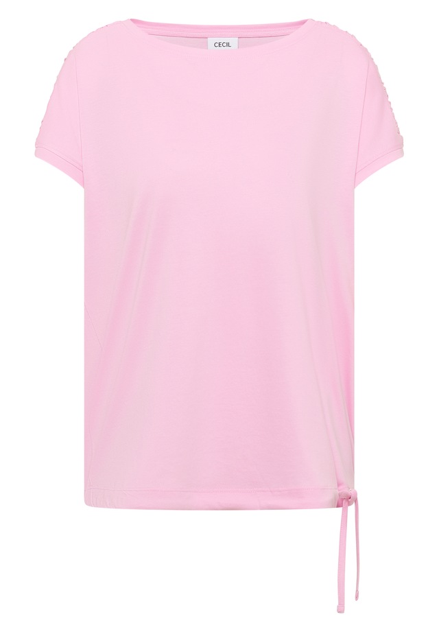 Cecil Rundhalsshirt mit Raffung