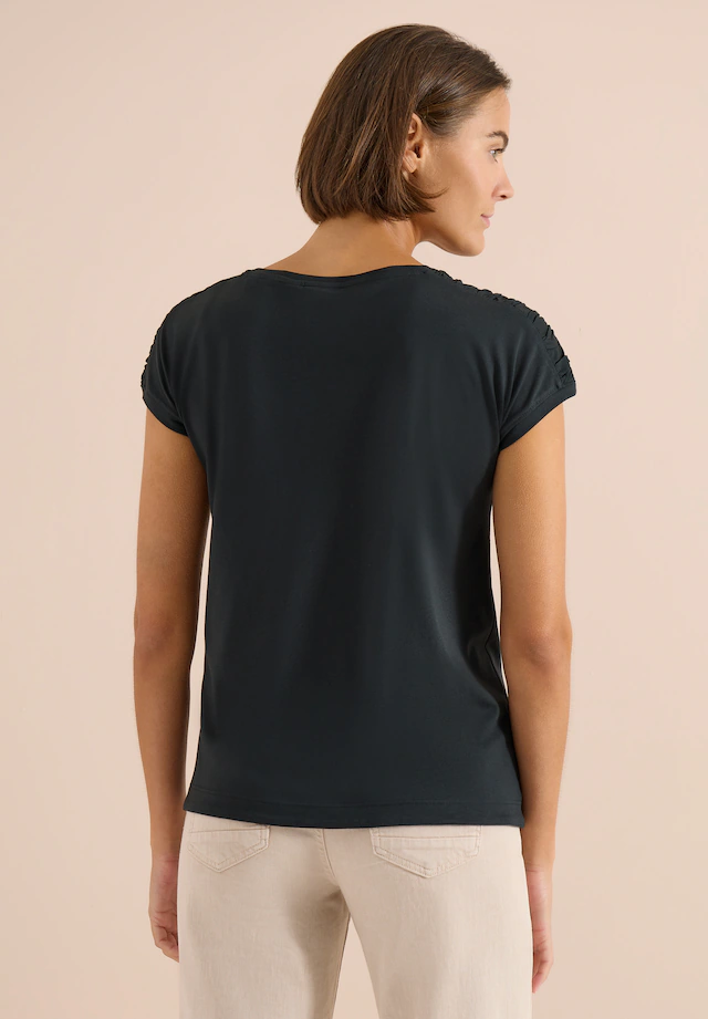 Cecil Rundhalsshirt mit Raffung