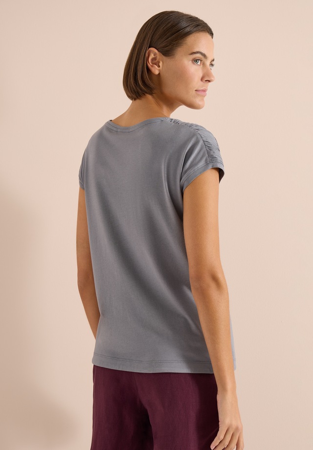 Cecil Rundhalsshirt mit Raffung