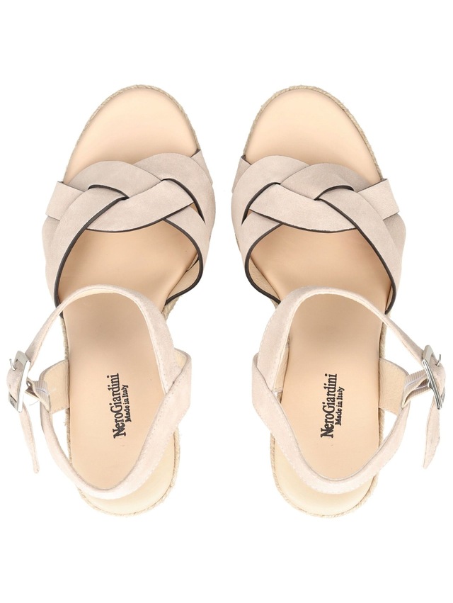 Nero Giardini Keilsandalette »Nero Giardini Sandalen Veloursleder«