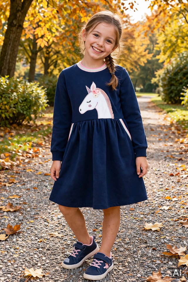 happy girls Sweatkleid Eingrifftaschen