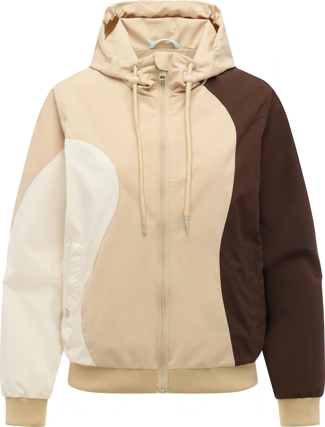 Ragwear Bomberjacke »Oggie Block« mit Kapuze Damen Funktionsjacke mit Kapuze