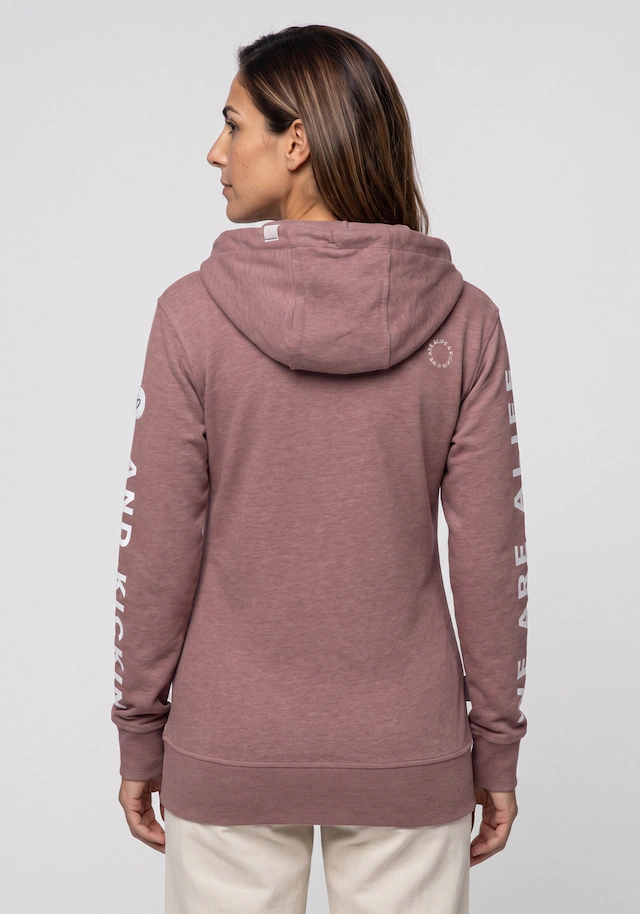 Alife & Kickin Sweatjacke »JessyAK A« leichte Kapuzensweatjackemit Logo-Schriftzug auf den Ärmeln