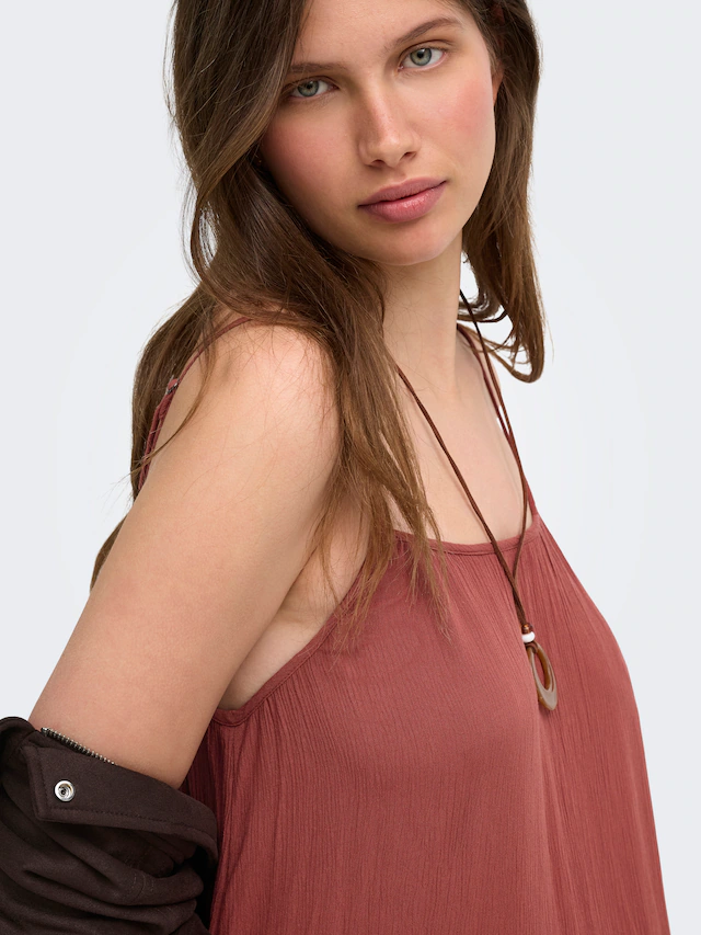 ONLY Trägerkleid »ONLMAI STRAP DRESS WVN CS« Viskose, regular fit