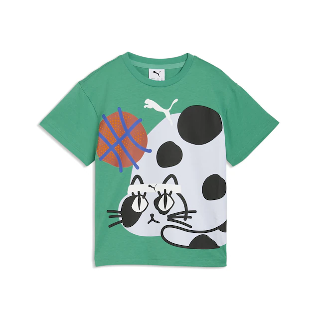 PUMA T-Shirt »Sporty Cats Relaxed Graphic T-Shirt Kinder«