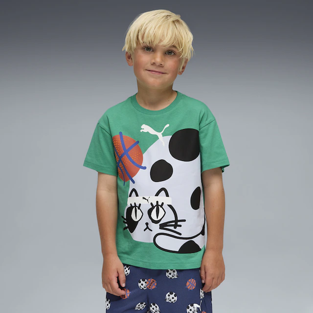PUMA T-Shirt »Sporty Cats Relaxed Graphic T-Shirt Kinder«