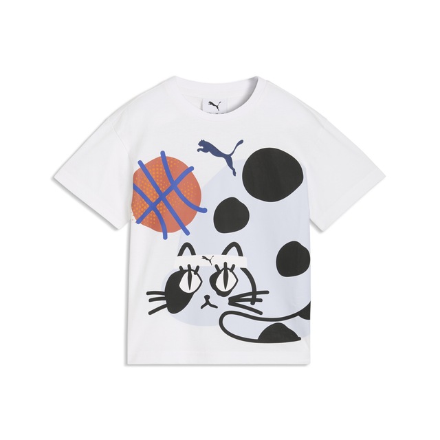 PUMA T-Shirt »Sporty Cats Relaxed Graphic T-Shirt Kinder«