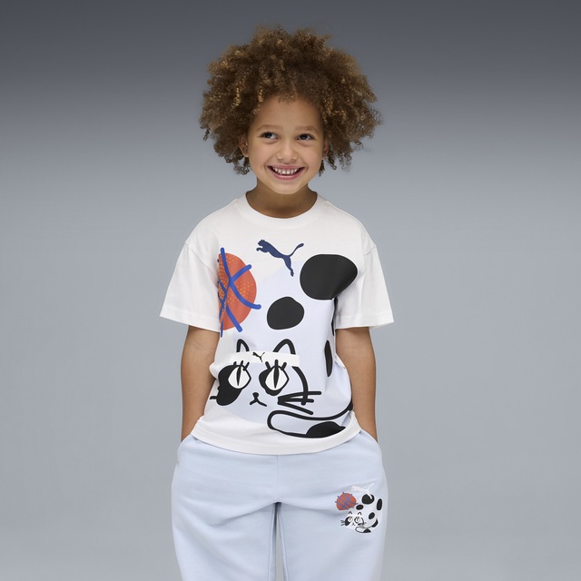 PUMA T-Shirt »Sporty Cats Relaxed Graphic T-Shirt Kinder«