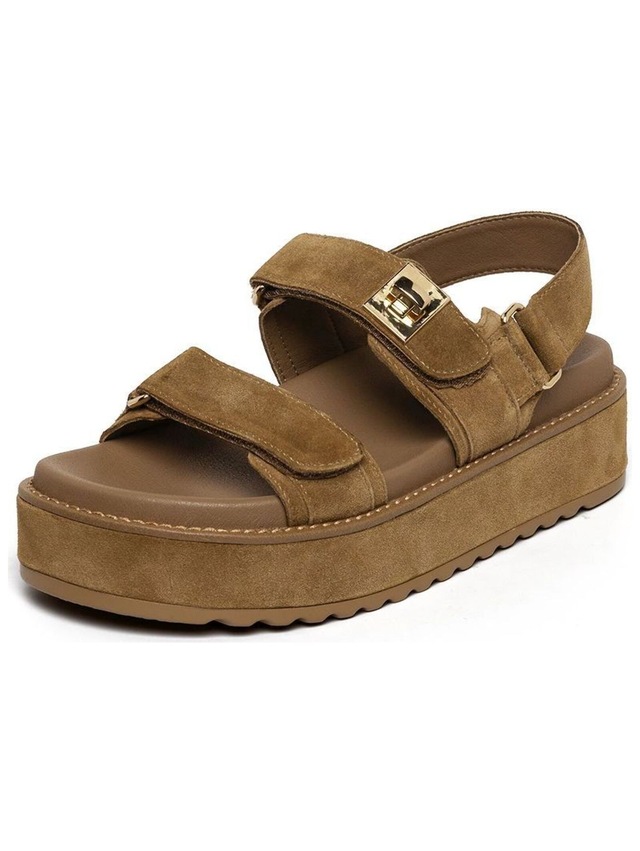 STEVE MADDEN Plateausandaletten »STEVE MADDEN Sandalen Veloursleder«