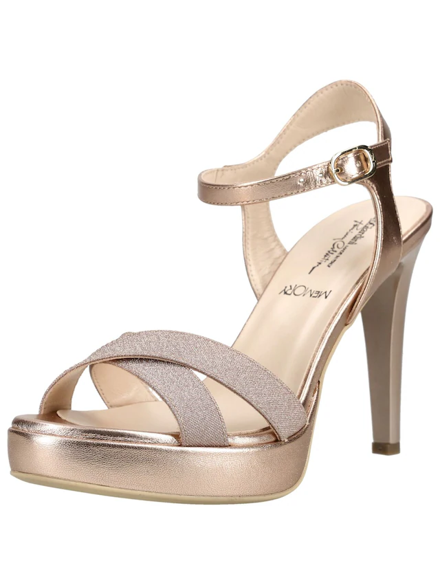 Nero Giardini High-Heel-Sandalette »Nero Giardini Sandalen Leder/Textil«