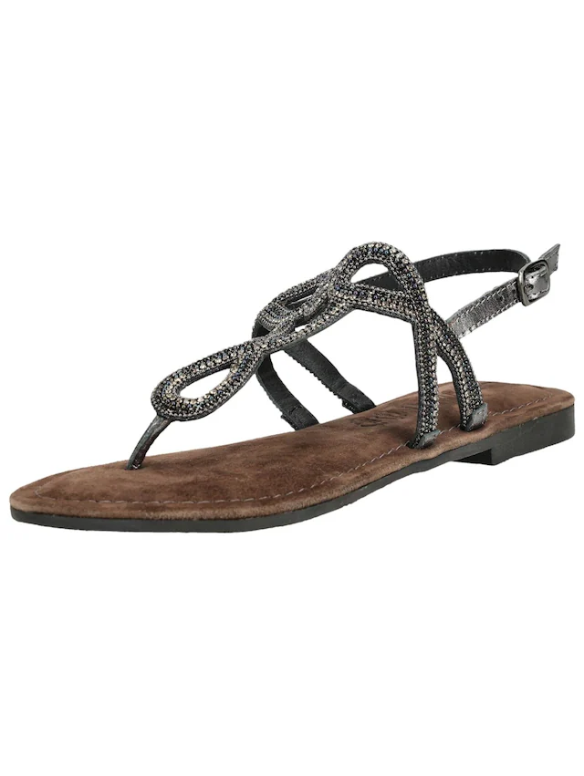 Lazamani Zehentrenner »Lazamani Sandalen Leder/Textil«