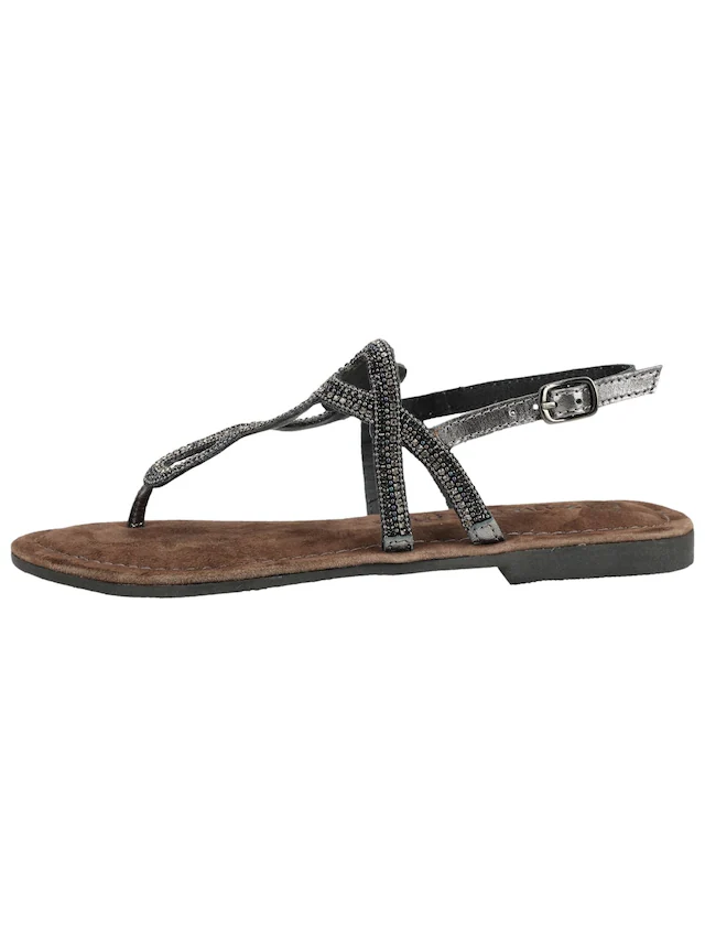 Lazamani Zehentrenner »Lazamani Sandalen Leder/Textil«