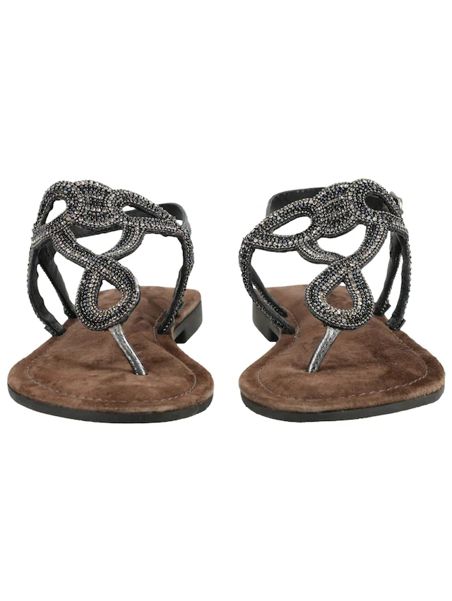 Lazamani Zehentrenner »Lazamani Sandalen Leder/Textil«