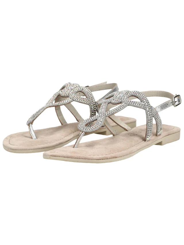Lazamani Zehentrenner »Lazamani Sandalen Leder/Textil«