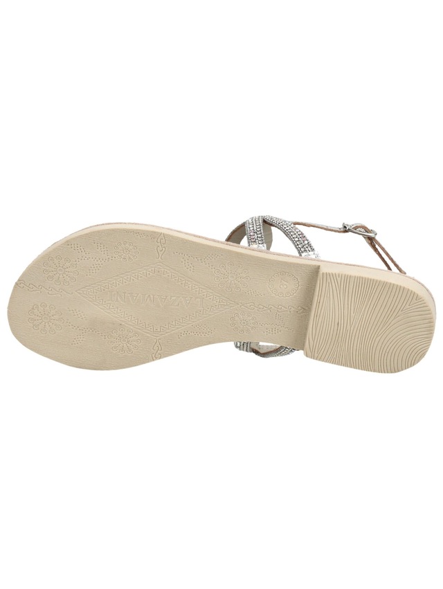 Lazamani Zehentrenner »Lazamani Sandalen Leder/Textil«