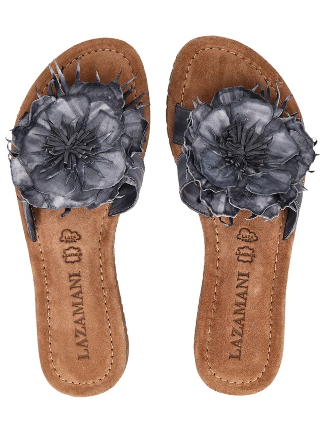 Lazamani Pantolette »Lazamani Pantoletten Leder/Textil«