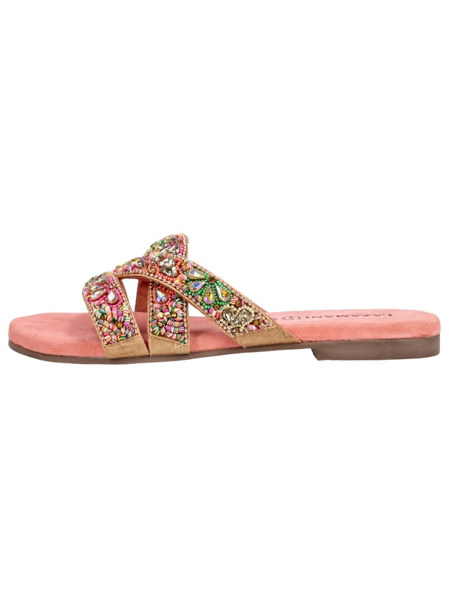 Lazamani Pantolette »Lazamani Pantoletten Leder/Textil«