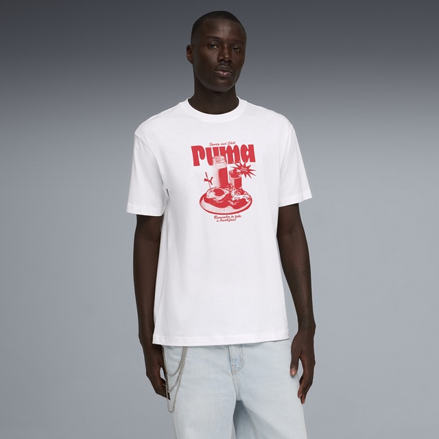 PUMA T-Shirt »Graphic Relaxed Breakfast T-Shirt Herren«