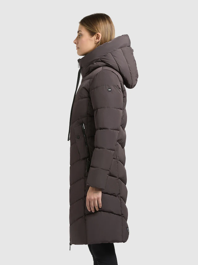 khujo Steppmantel »MIKIA4« innenliegender Stehkragen