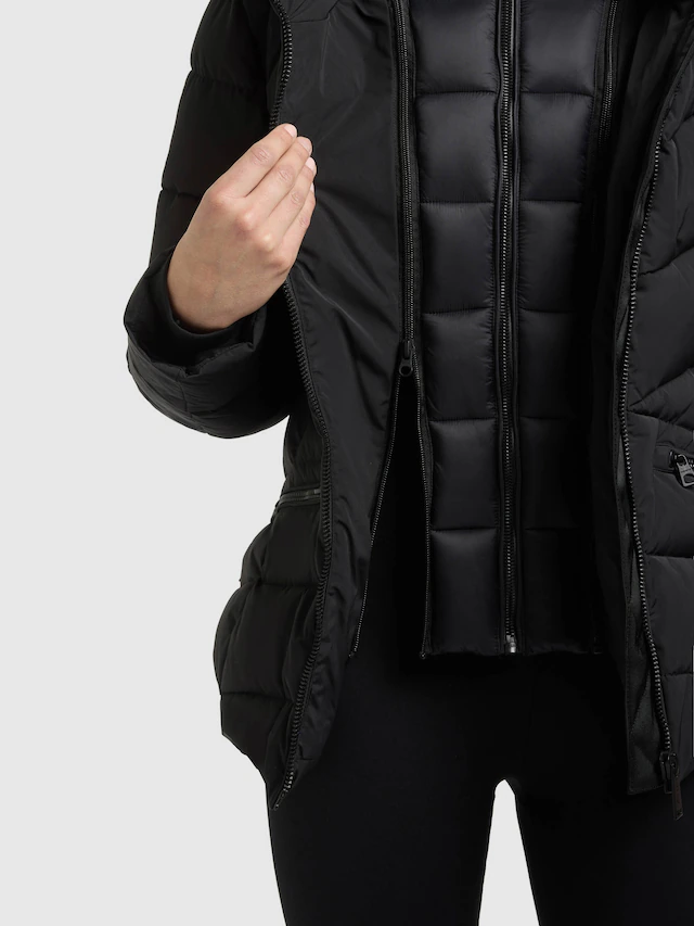 khujo Steppjacke »HERSCH2« mit Kapuze mit Wiener Naht