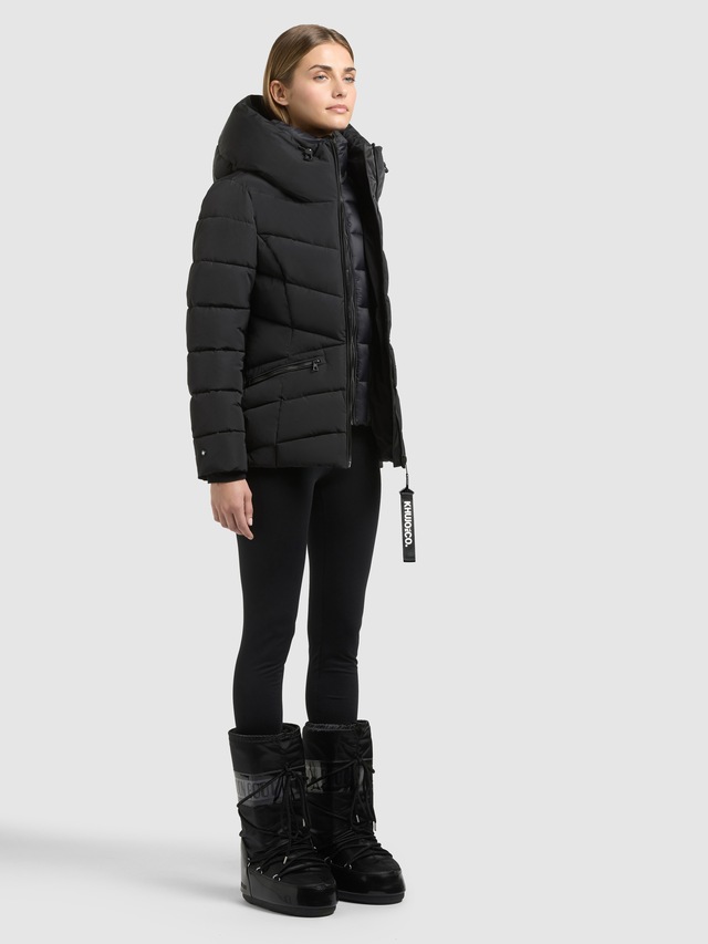 khujo Steppjacke »HERSCH2« mit Kapuze mit Wiener Naht