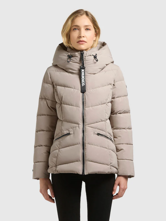 khujo Steppjacke »HERSCH2« mit Kapuze mit Wiener Naht