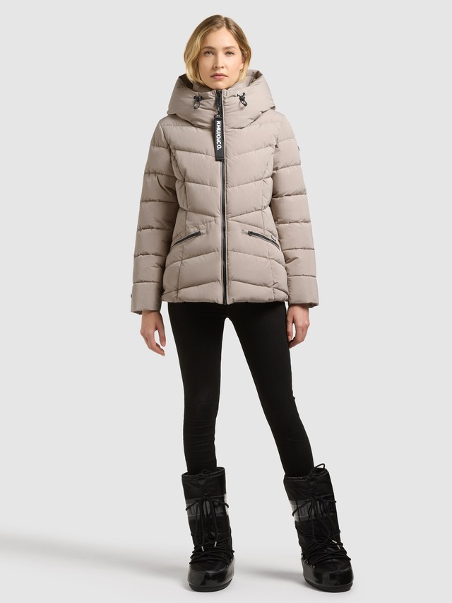 khujo Steppjacke »HERSCH2« mit Kapuze mit Wiener Naht