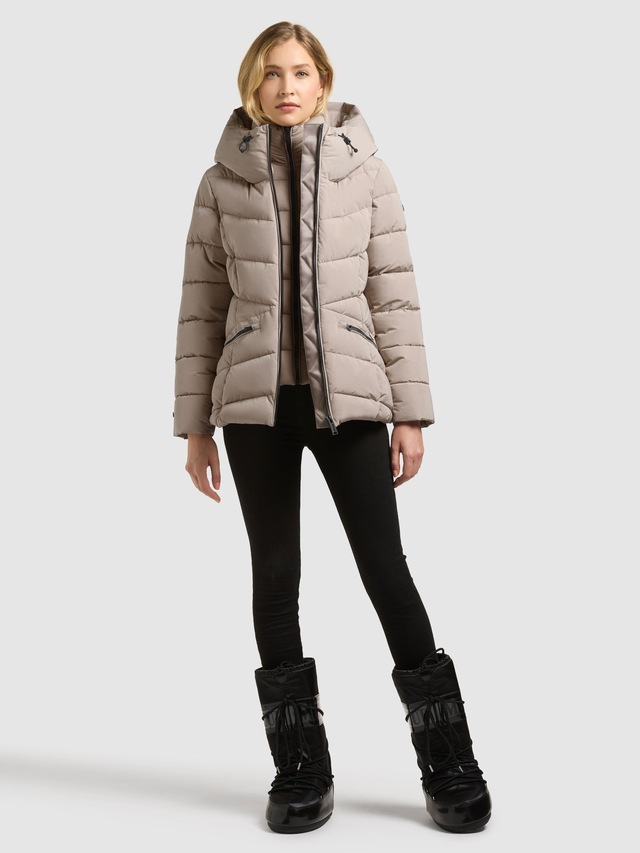 khujo Steppjacke »HERSCH2« mit Kapuze mit Wiener Naht