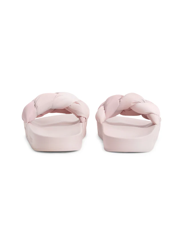 Tommy Jeans Pantolette »TJW BRAIDED SLIDES« Sommerschuh, Schlupfschuh, Strandschuh mit geflochtener Bandage