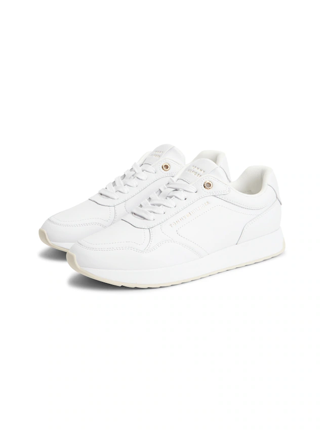 Tommy Hilfiger Keilsneaker »TH RETRO RUNNER« Freizeitschuh, Halbschuh, Schnürschuh mit dezenten Ziernähten