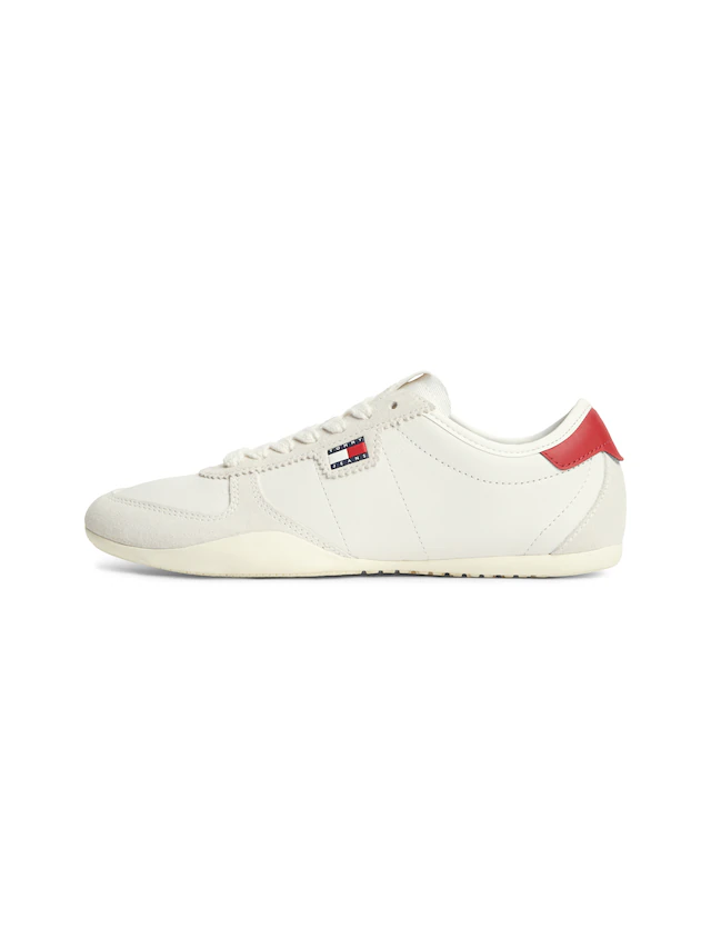 Tommy Jeans Sneaker »TJ BALLET SNEAKER« Freizeitschuh, Halbschuh, Schnürschuh im Retro-Look