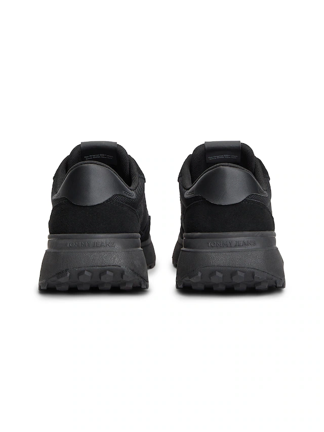 Tommy Jeans Keilsneaker »MODERN RUNNER MIX« Freizeitschuh, Halbschuh, Schnürschuh mit seitlichem Logo