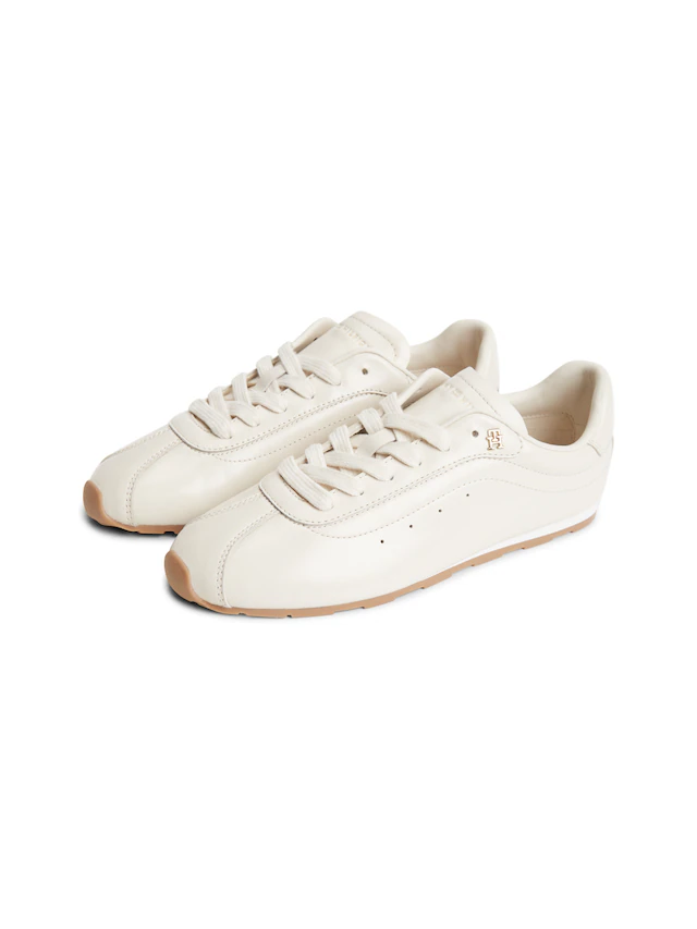 Tommy Hilfiger Sneaker »BELLA SNEAKER LEATHER« Freizeitschuh, Halbschuh, Schnürschuh im Retro-Look