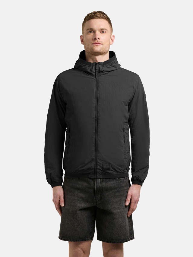 khujo Funktionsjacke »Derf« mit Kapuze leichte Übergangsjacke mit Kapuze