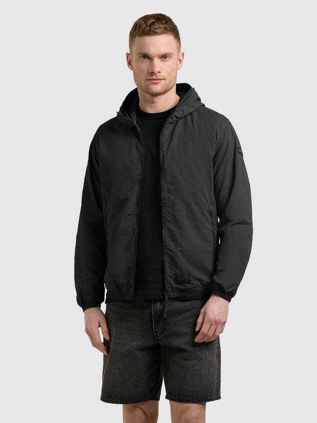 khujo Funktionsjacke »Derf« mit Kapuze leichte Übergangsjacke mit Kapuze