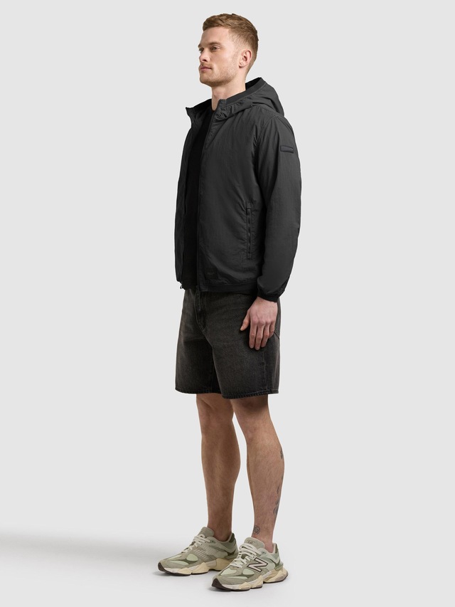 khujo Funktionsjacke »Derf« mit Kapuze leichte Übergangsjacke mit Kapuze