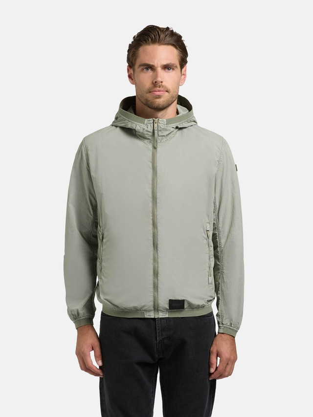 khujo Funktionsjacke »Derf« mit Kapuze leichte Übergangsjacke mit Kapuze