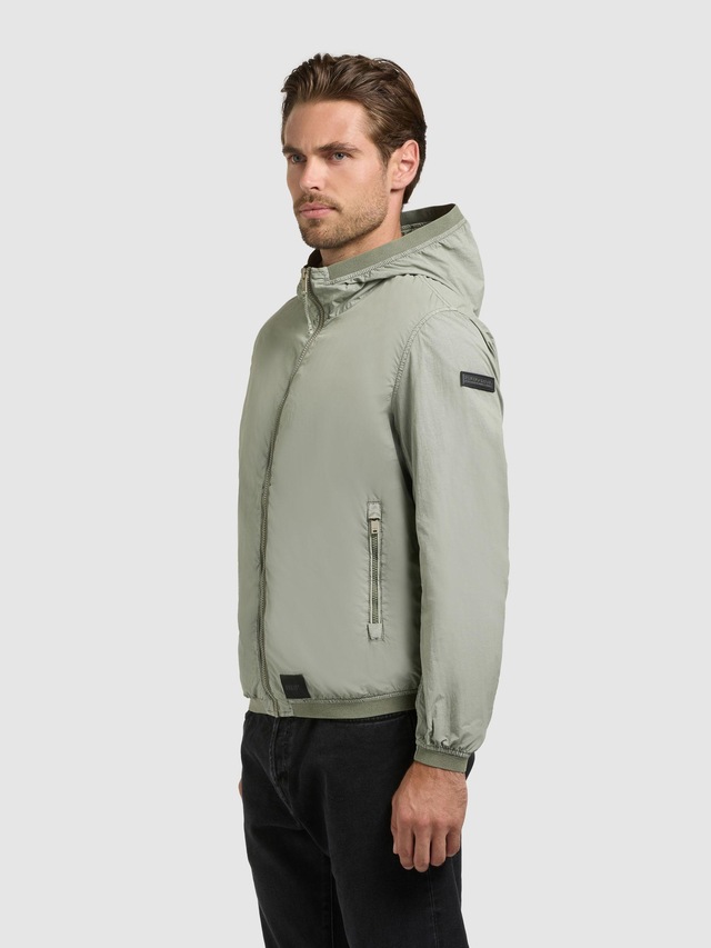 khujo Funktionsjacke »Derf« mit Kapuze leichte Übergangsjacke mit Kapuze