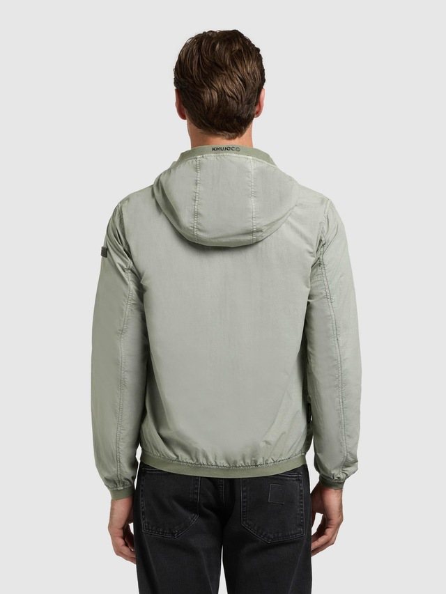 khujo Funktionsjacke »Derf« mit Kapuze leichte Übergangsjacke mit Kapuze
