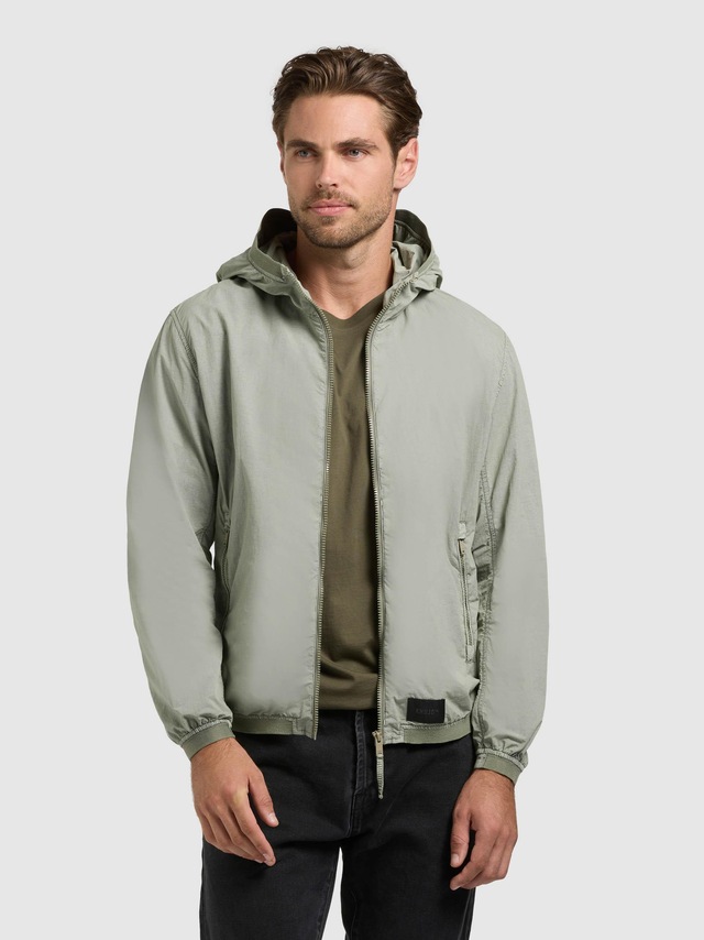khujo Funktionsjacke »Derf« mit Kapuze leichte Übergangsjacke mit Kapuze