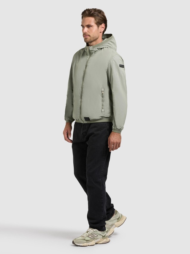 khujo Funktionsjacke »Derf« mit Kapuze leichte Übergangsjacke mit Kapuze