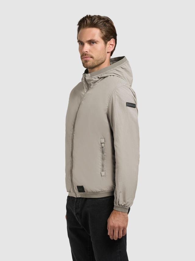 khujo Funktionsjacke »Derf« mit Kapuze leichte Übergangsjacke mit Kapuze