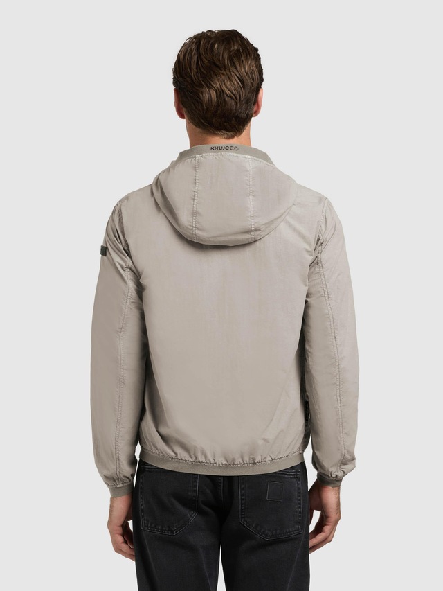 khujo Funktionsjacke »Derf« mit Kapuze leichte Übergangsjacke mit Kapuze